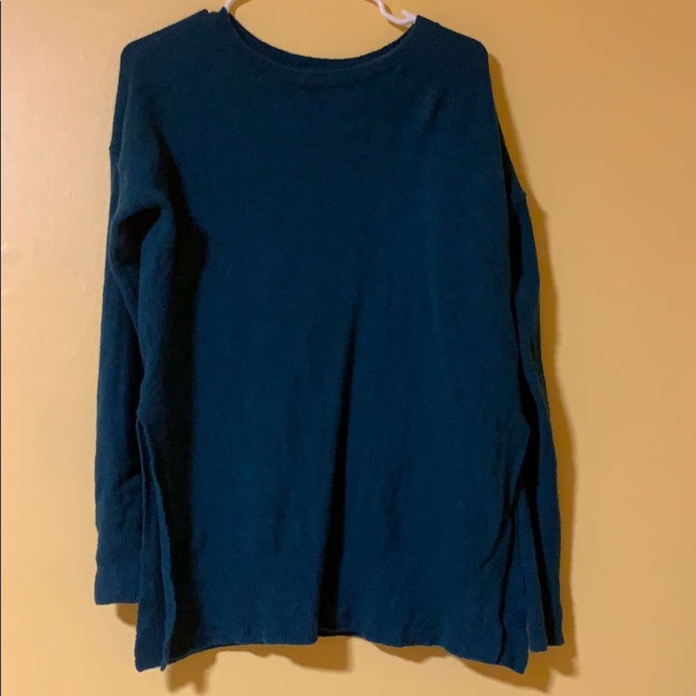 Dark green long sweater